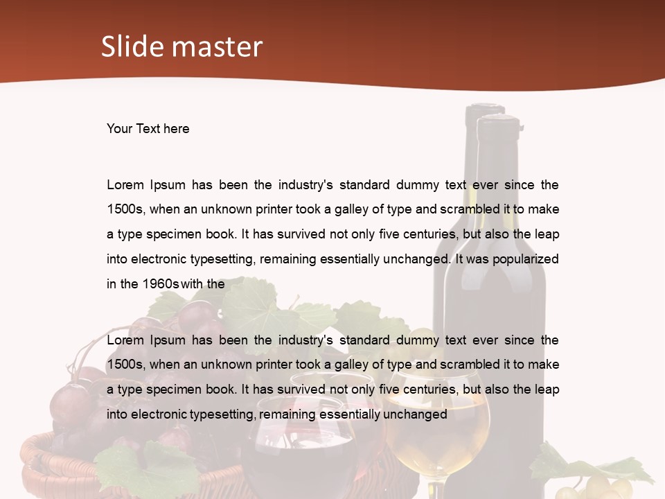 Yellow Many Bottle PowerPoint Template