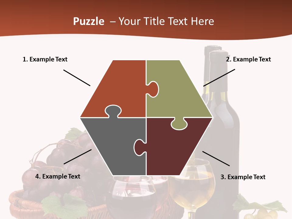 Yellow Many Bottle PowerPoint Template