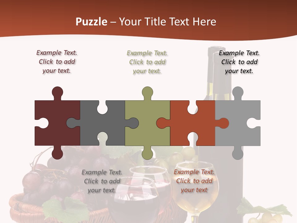 Yellow Many Bottle PowerPoint Template