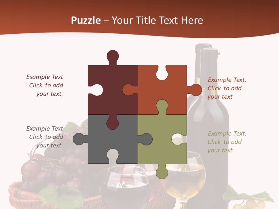 Yellow Many Bottle PowerPoint Template