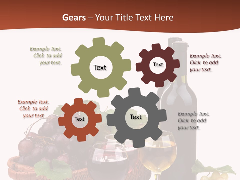 Yellow Many Bottle PowerPoint Template