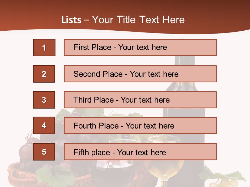 Yellow Many Bottle PowerPoint Template