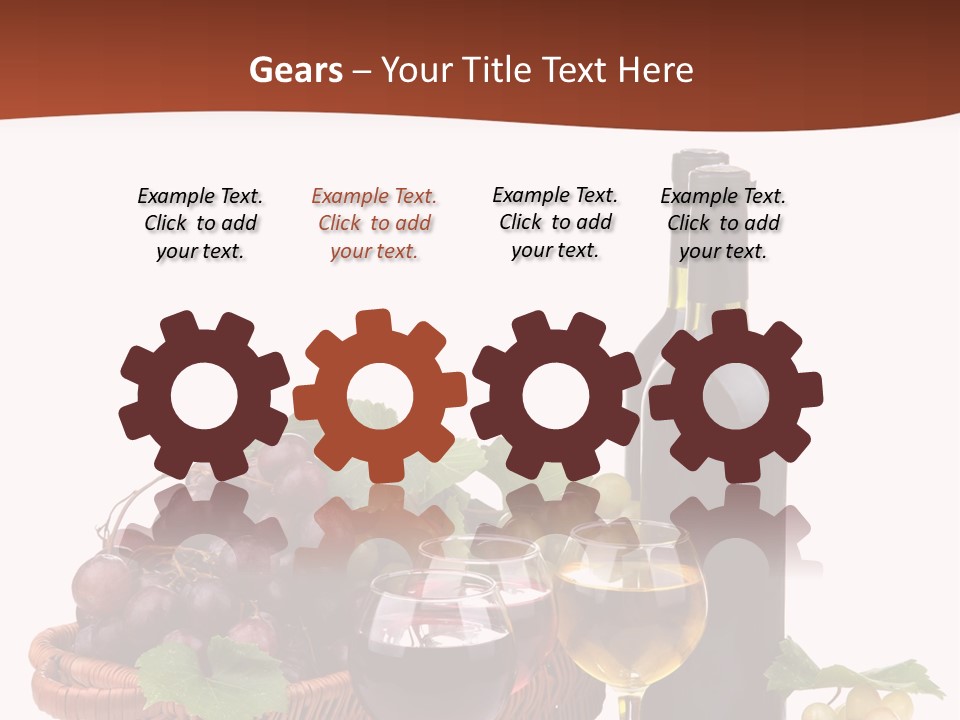 Yellow Many Bottle PowerPoint Template