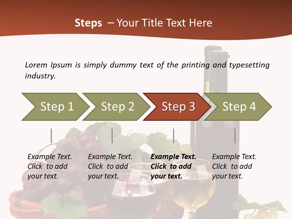 Yellow Many Bottle PowerPoint Template