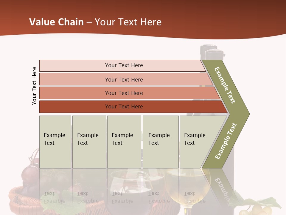 Yellow Many Bottle PowerPoint Template