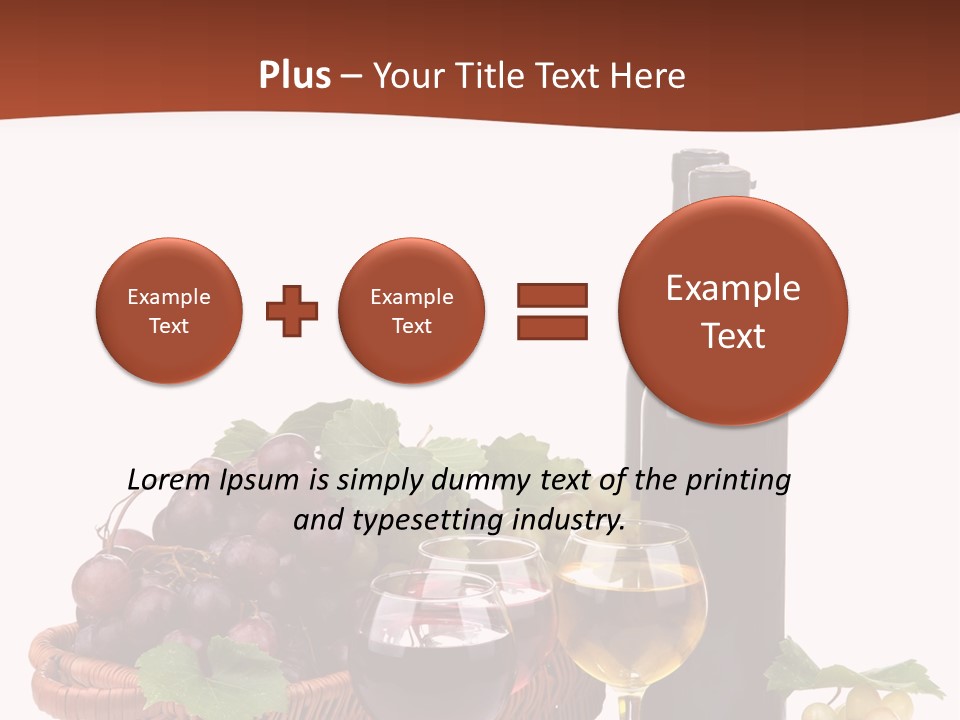 Yellow Many Bottle PowerPoint Template