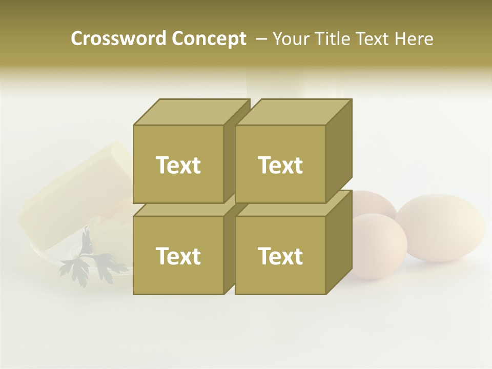 Egg Farm Butter PowerPoint Template