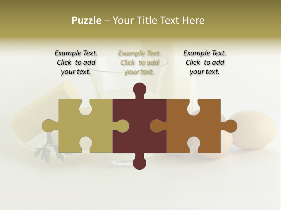 Egg Farm Butter PowerPoint Template