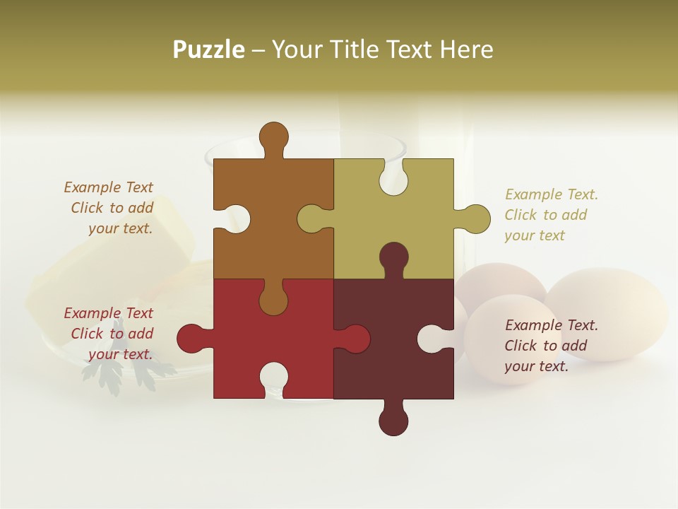 Egg Farm Butter PowerPoint Template