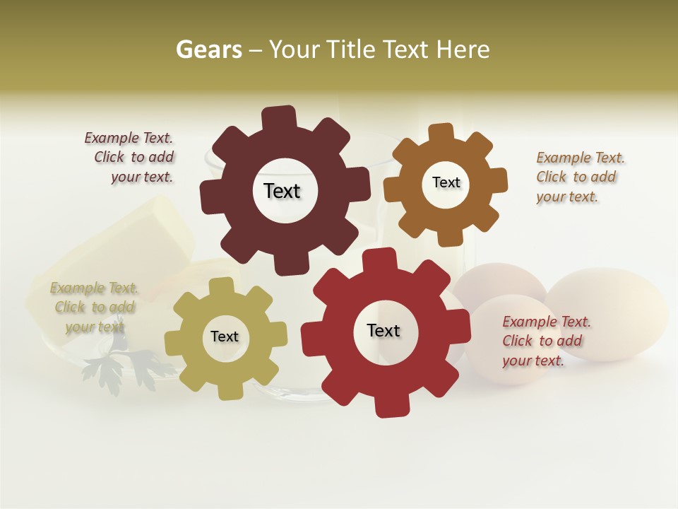 Egg Farm Butter PowerPoint Template