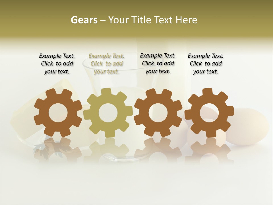 Egg Farm Butter PowerPoint Template