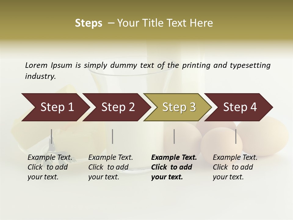 Egg Farm Butter PowerPoint Template