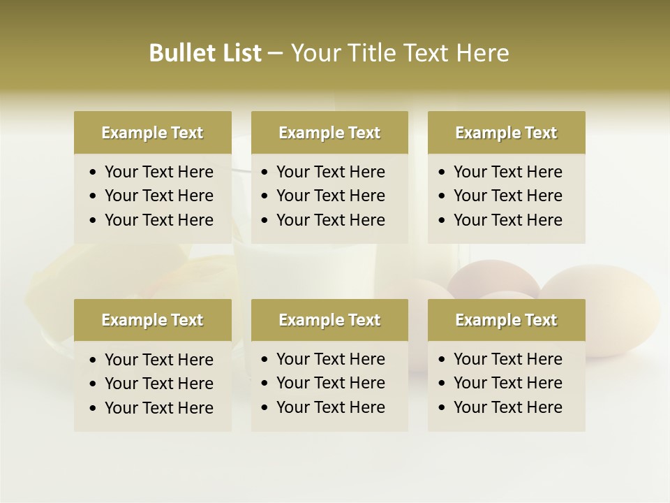 Egg Farm Butter PowerPoint Template