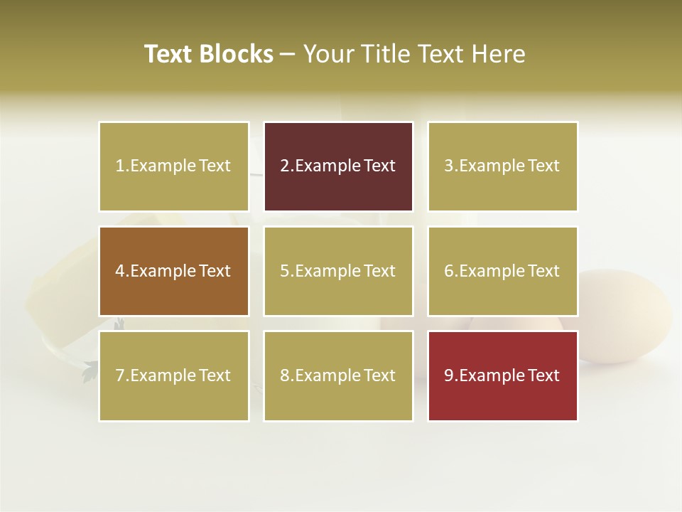 Egg Farm Butter PowerPoint Template