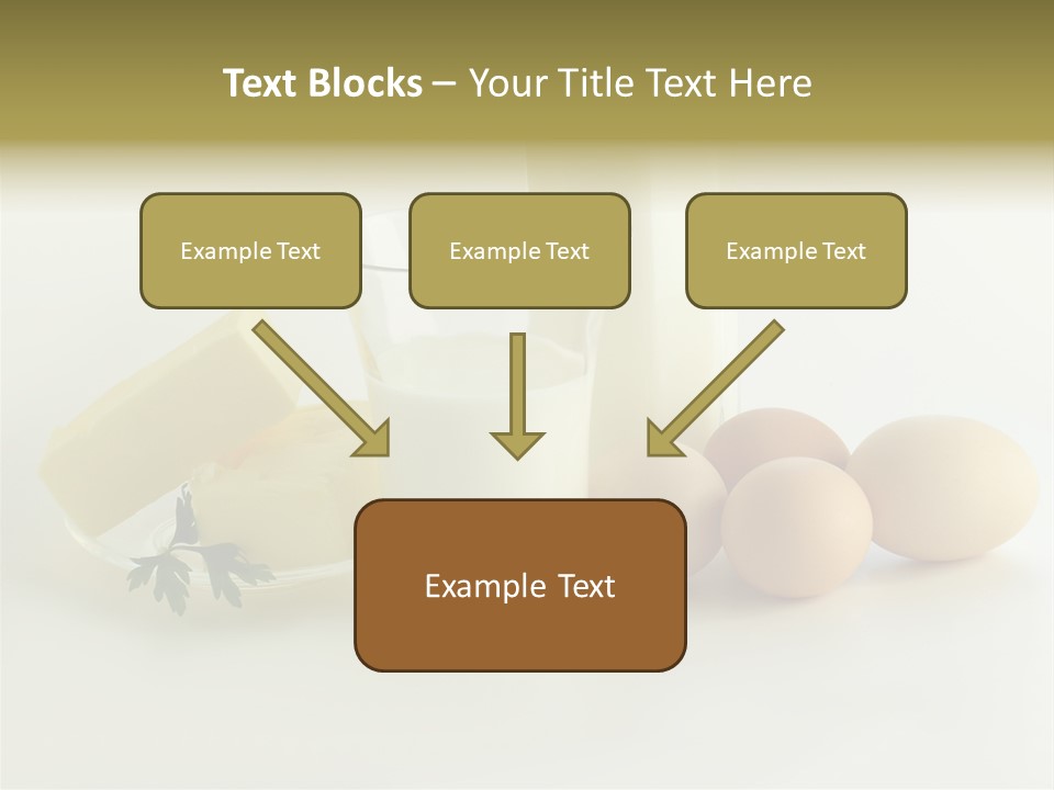 Egg Farm Butter PowerPoint Template