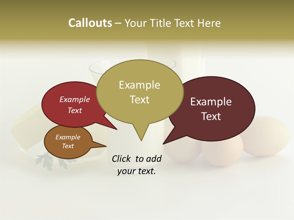 Egg Farm Butter PowerPoint Template