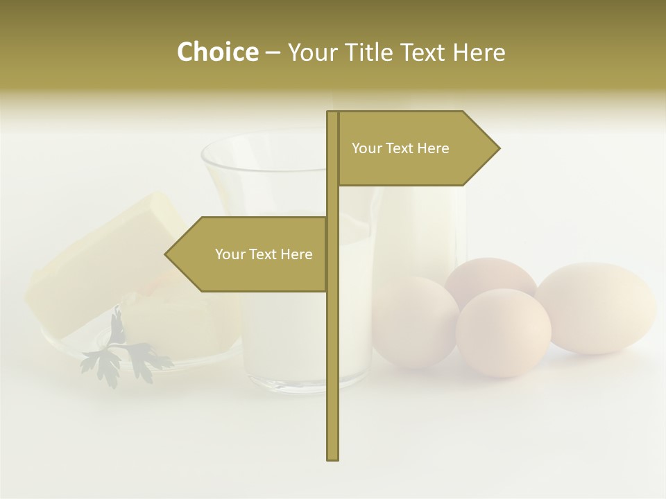 Egg Farm Butter PowerPoint Template
