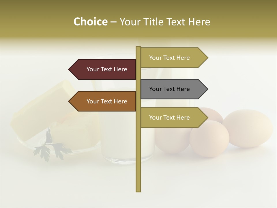 Egg Farm Butter PowerPoint Template
