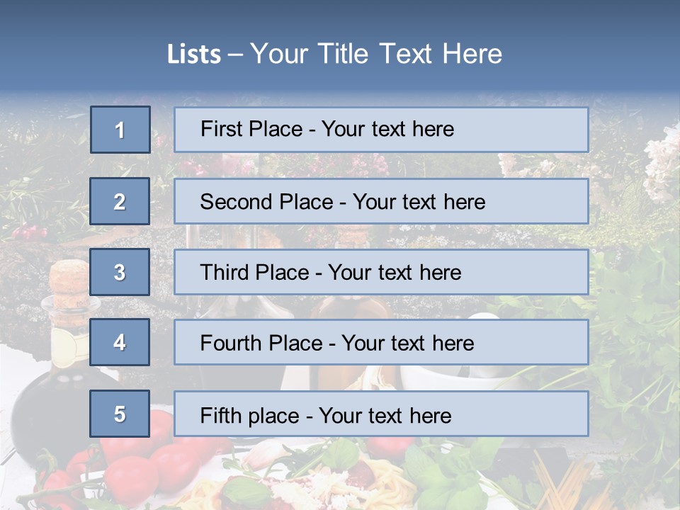 Italienisch Tomaten Sommer PowerPoint Template