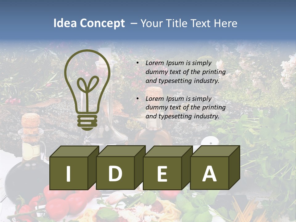 Italienisch Tomaten Sommer PowerPoint Template