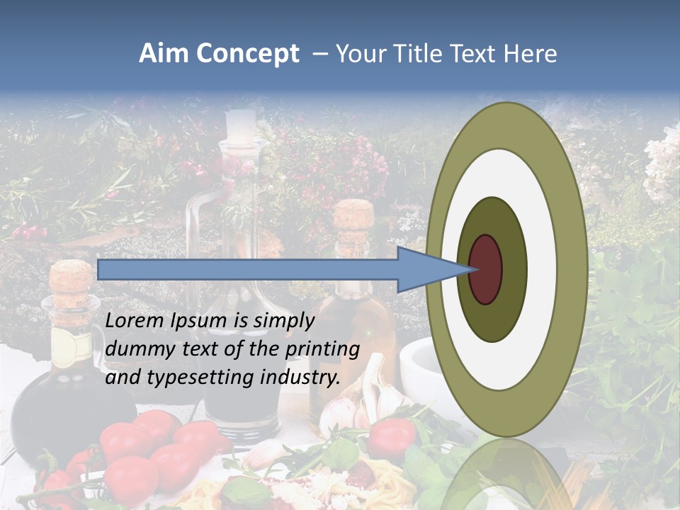 Italienisch Tomaten Sommer PowerPoint Template