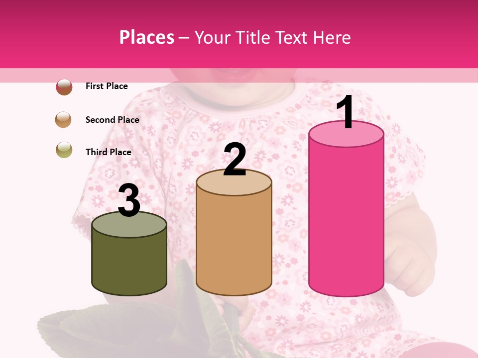 Pink Rosa Sonne PowerPoint Template