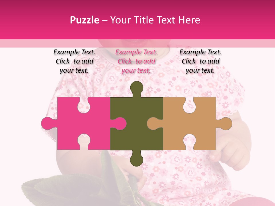 Pink Rosa Sonne PowerPoint Template