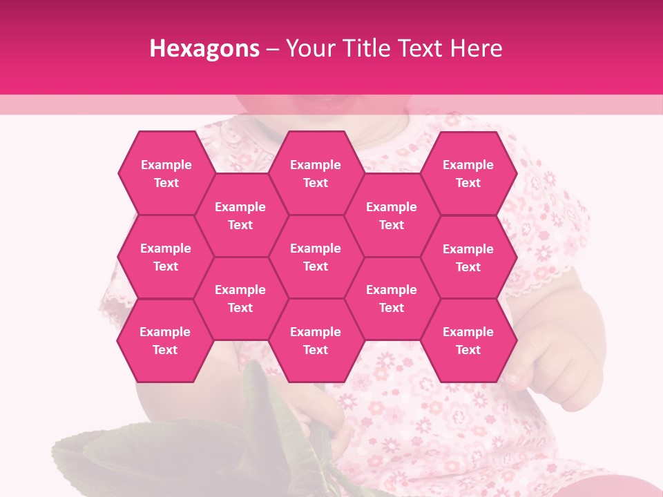 Pink Rosa Sonne PowerPoint Template