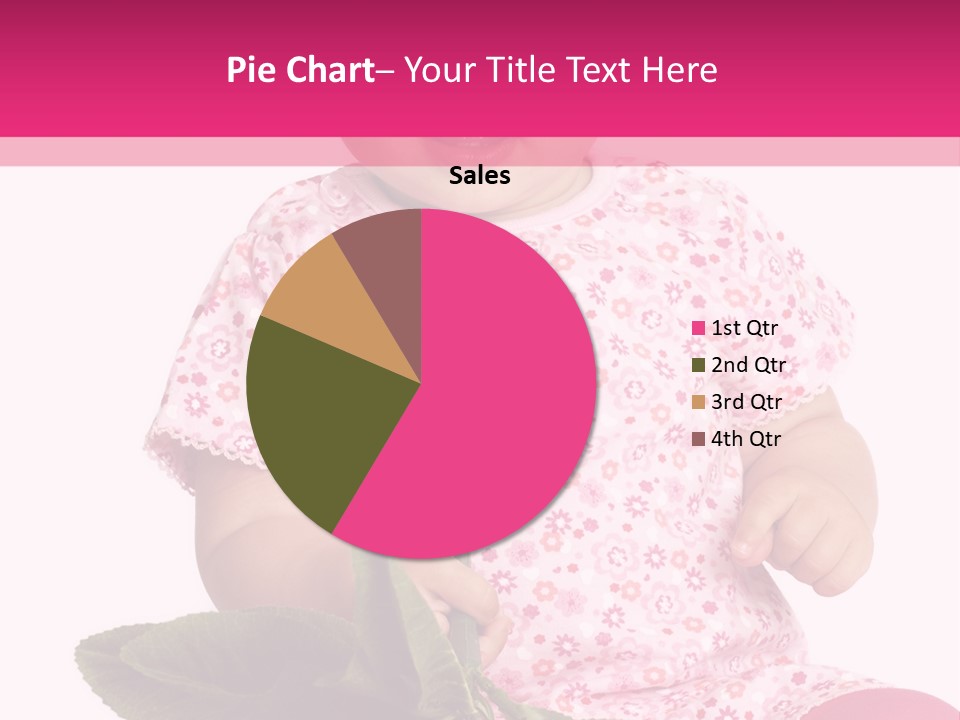 Pink Rosa Sonne PowerPoint Template