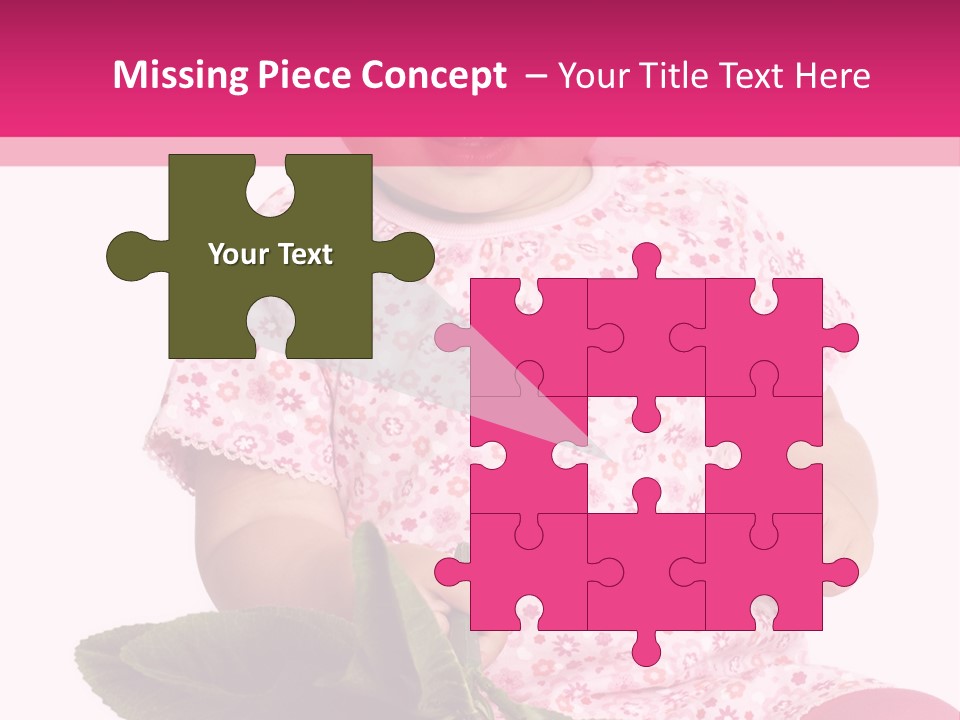 Pink Rosa Sonne PowerPoint Template