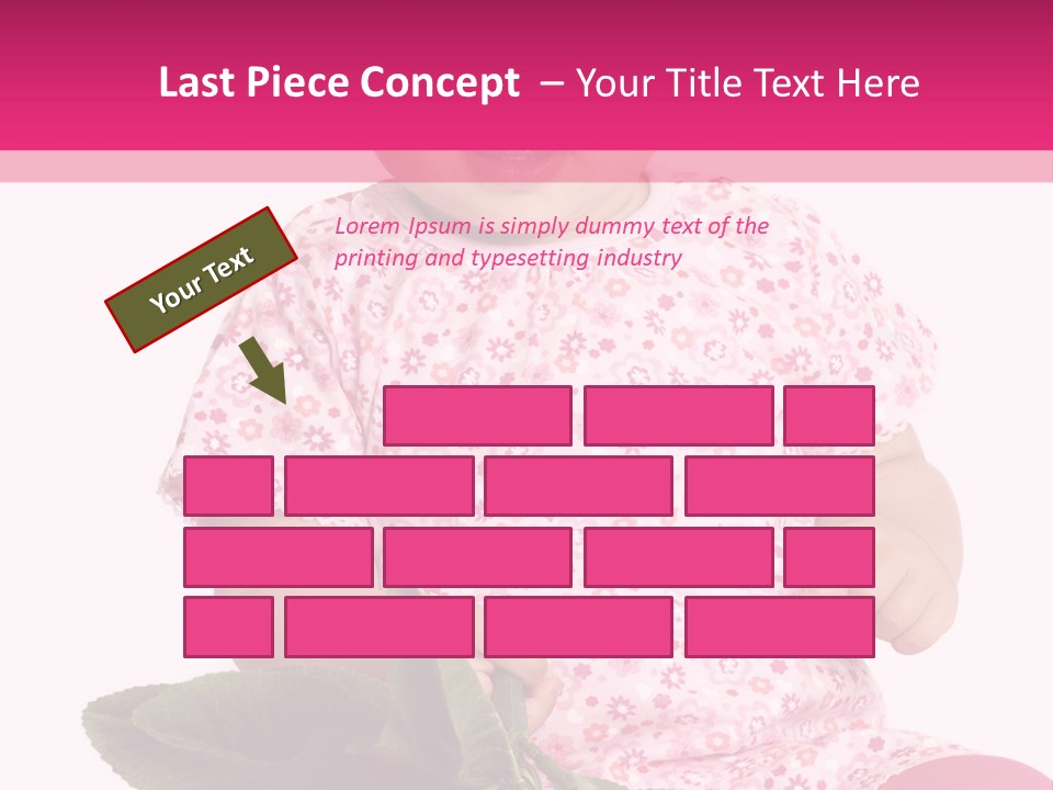 Pink Rosa Sonne PowerPoint Template