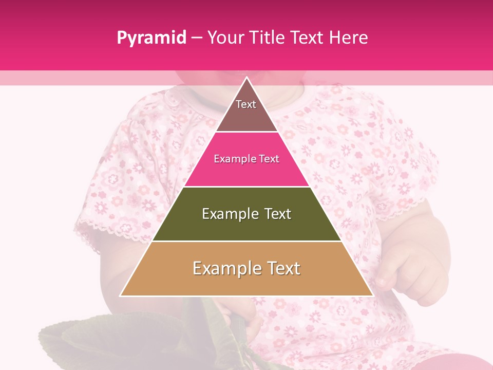 Pink Rosa Sonne PowerPoint Template