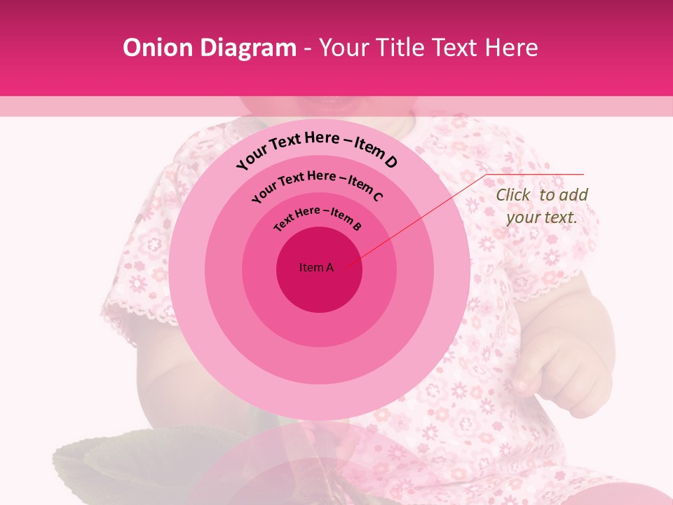 Pink Rosa Sonne PowerPoint Template