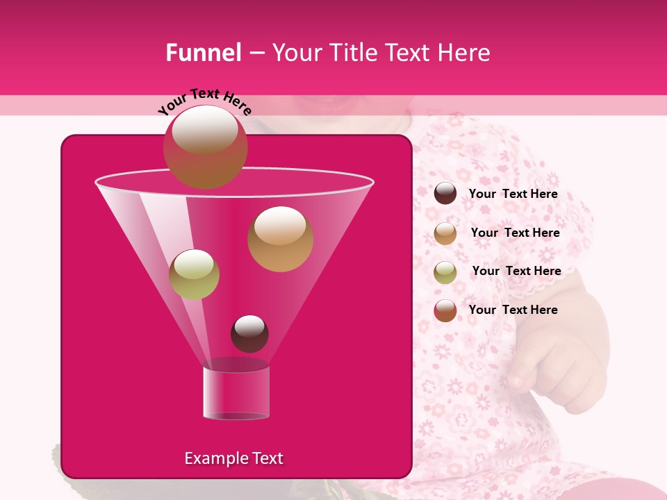 Pink Rosa Sonne PowerPoint Template