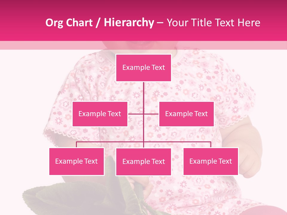 Pink Rosa Sonne PowerPoint Template