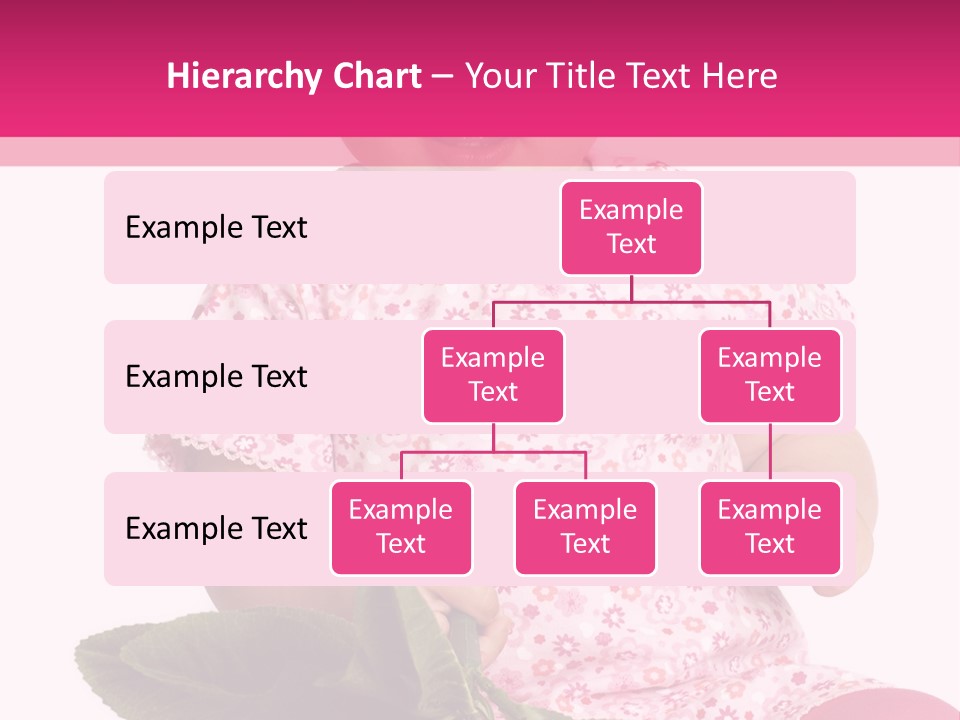 Pink Rosa Sonne PowerPoint Template