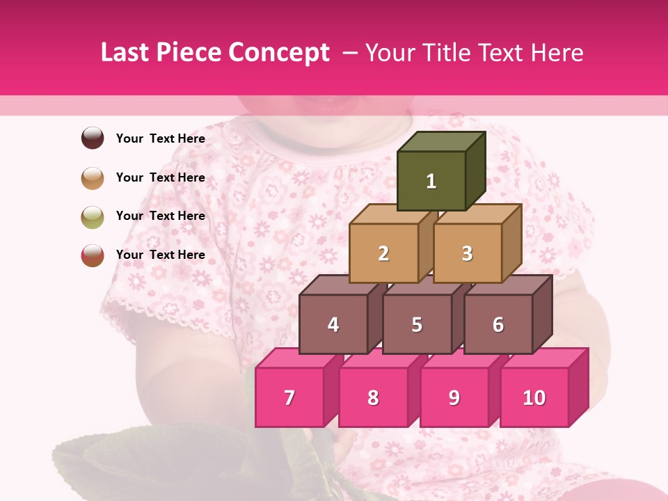 Pink Rosa Sonne PowerPoint Template