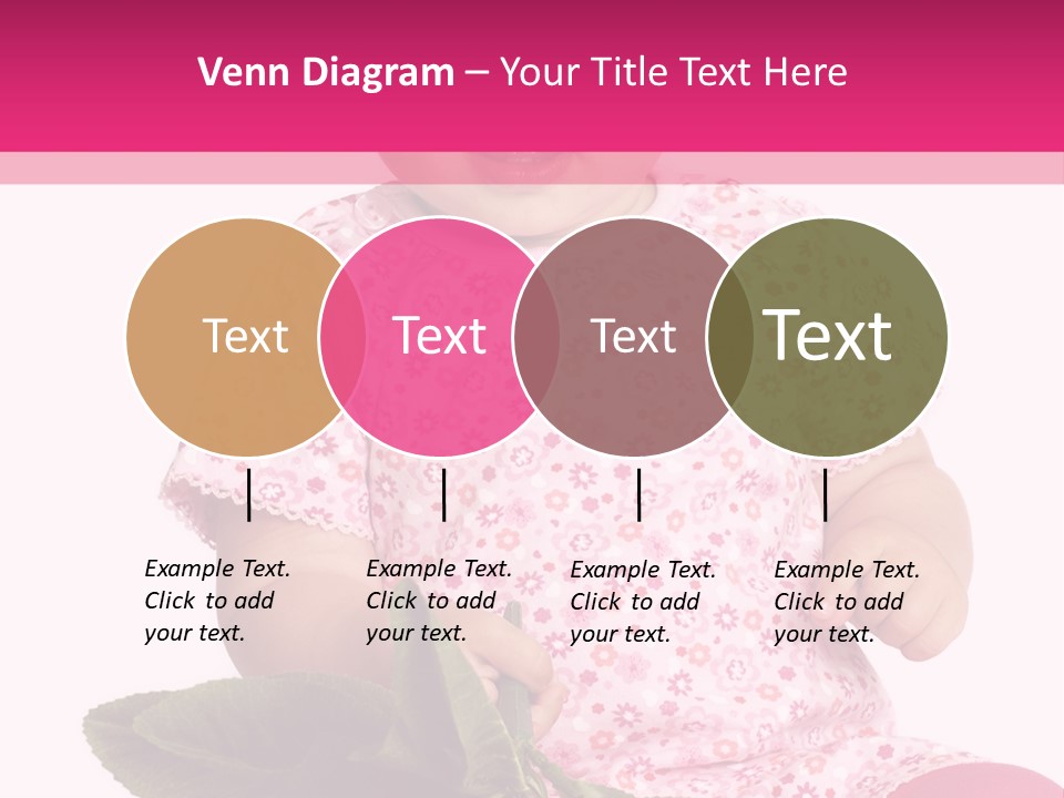 Pink Rosa Sonne PowerPoint Template