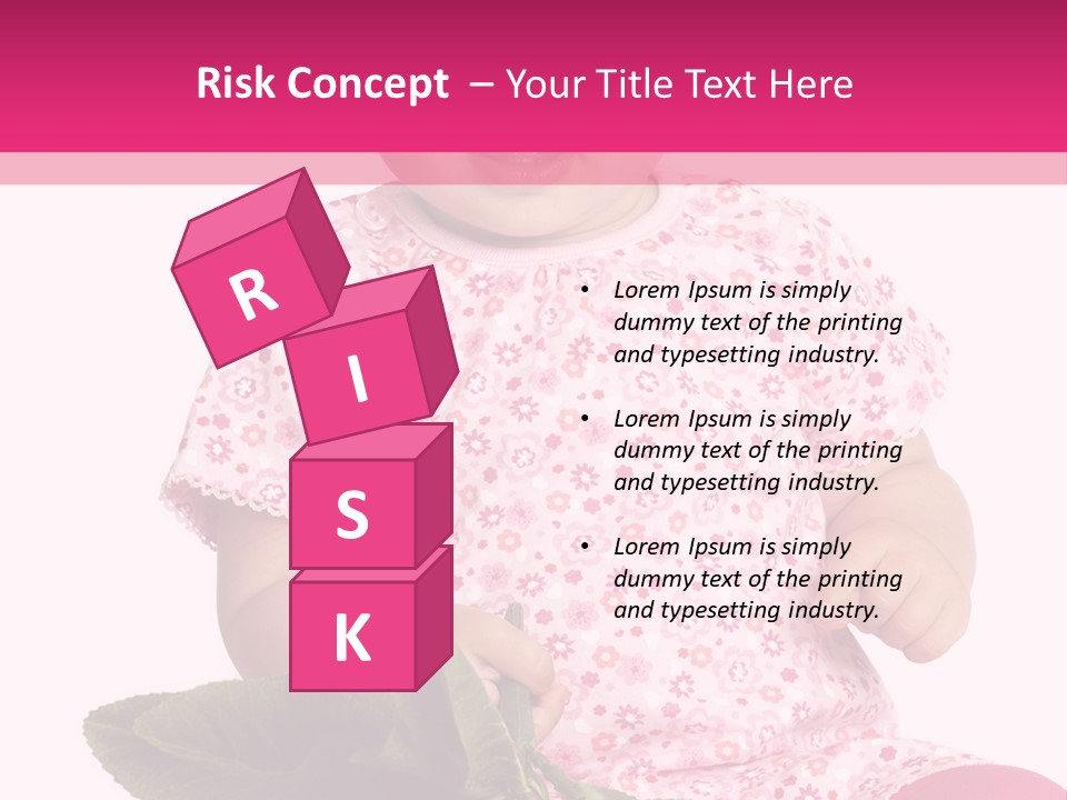 Pink Rosa Sonne PowerPoint Template