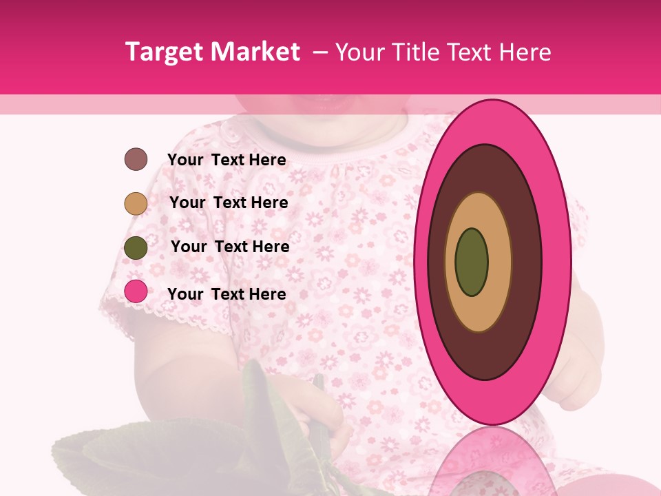 Pink Rosa Sonne PowerPoint Template