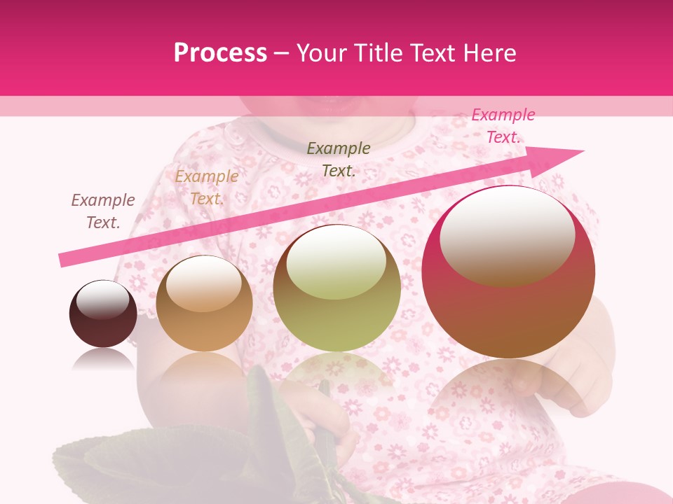 Pink Rosa Sonne PowerPoint Template