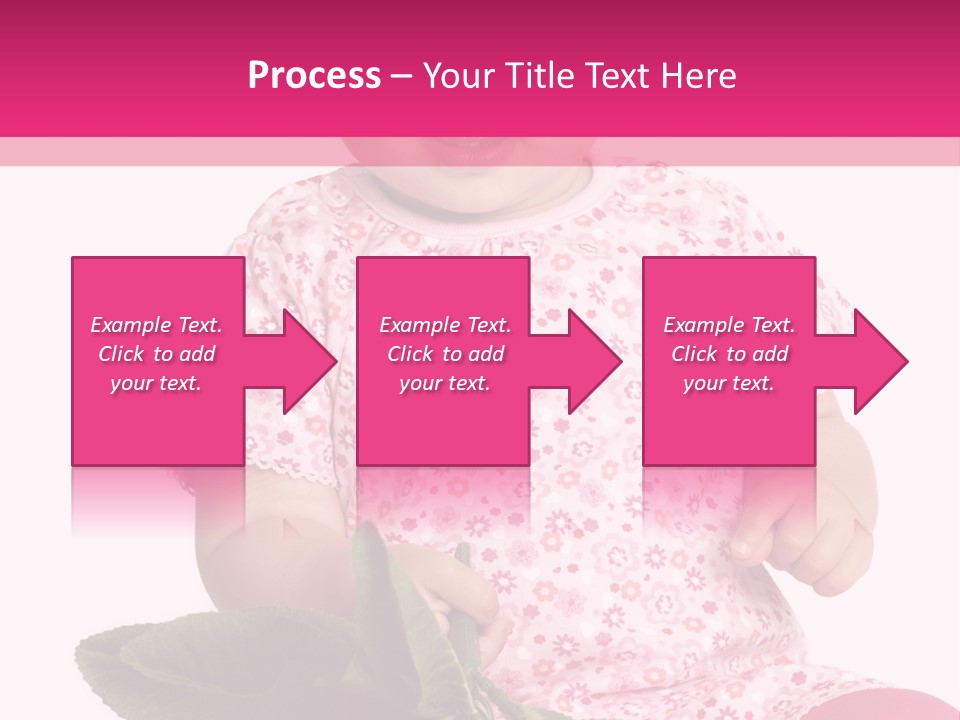 Pink Rosa Sonne PowerPoint Template