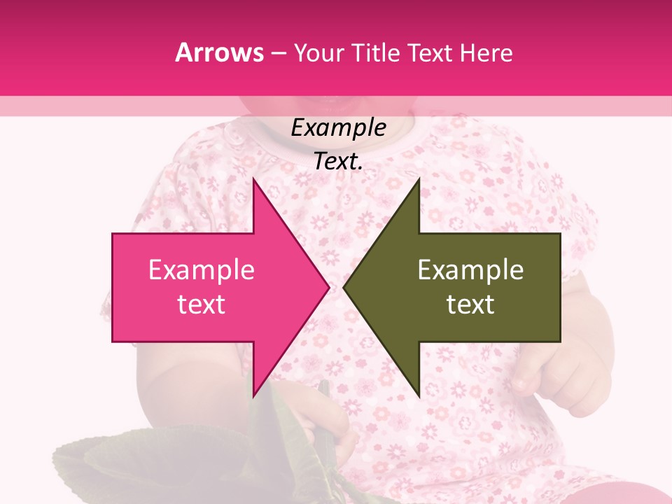 Pink Rosa Sonne PowerPoint Template