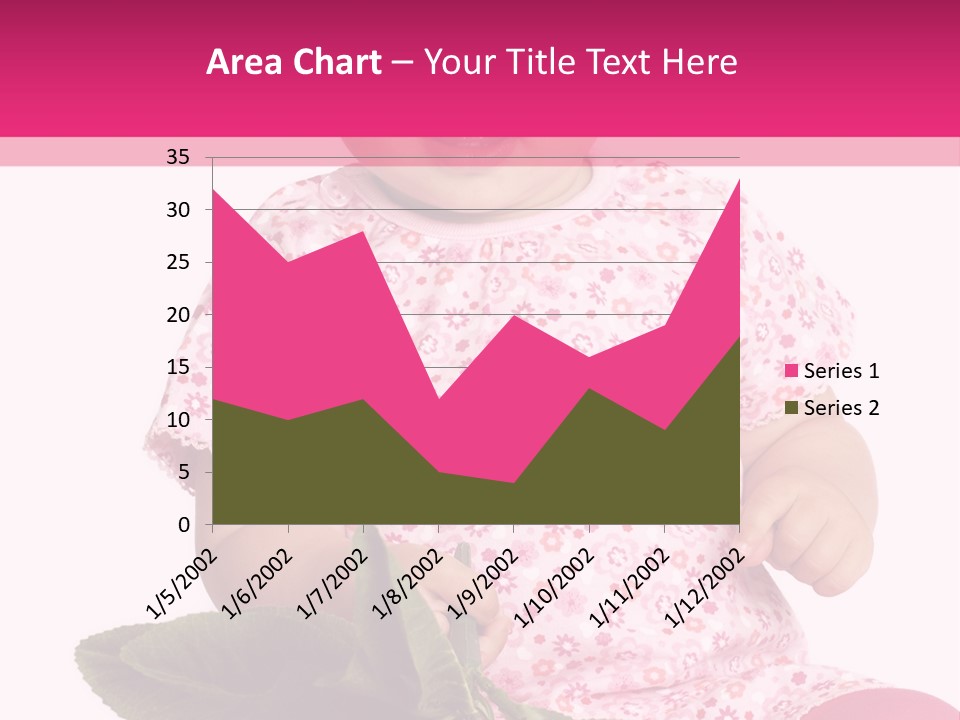 Pink Rosa Sonne PowerPoint Template
