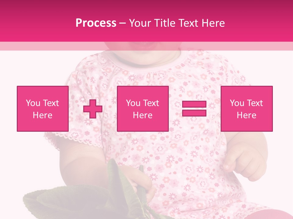 Pink Rosa Sonne PowerPoint Template