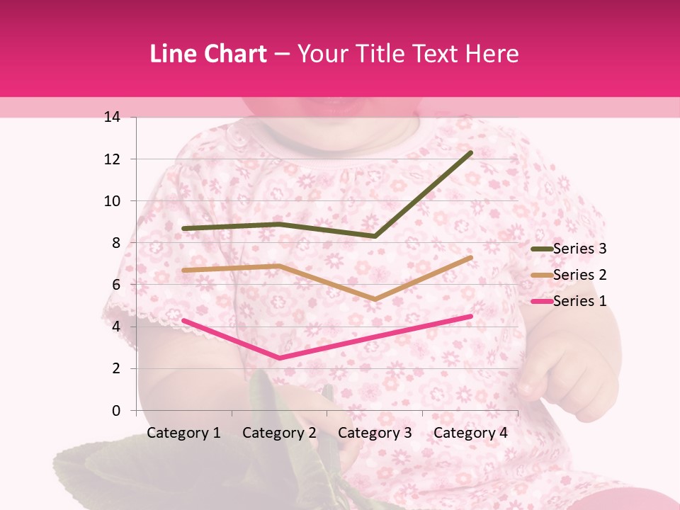 Pink Rosa Sonne PowerPoint Template