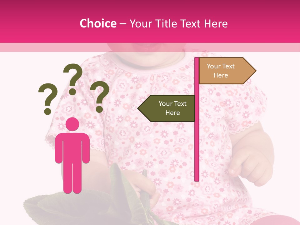 Pink Rosa Sonne PowerPoint Template