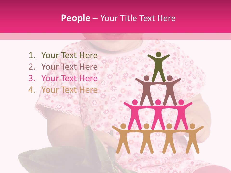 Pink Rosa Sonne PowerPoint Template