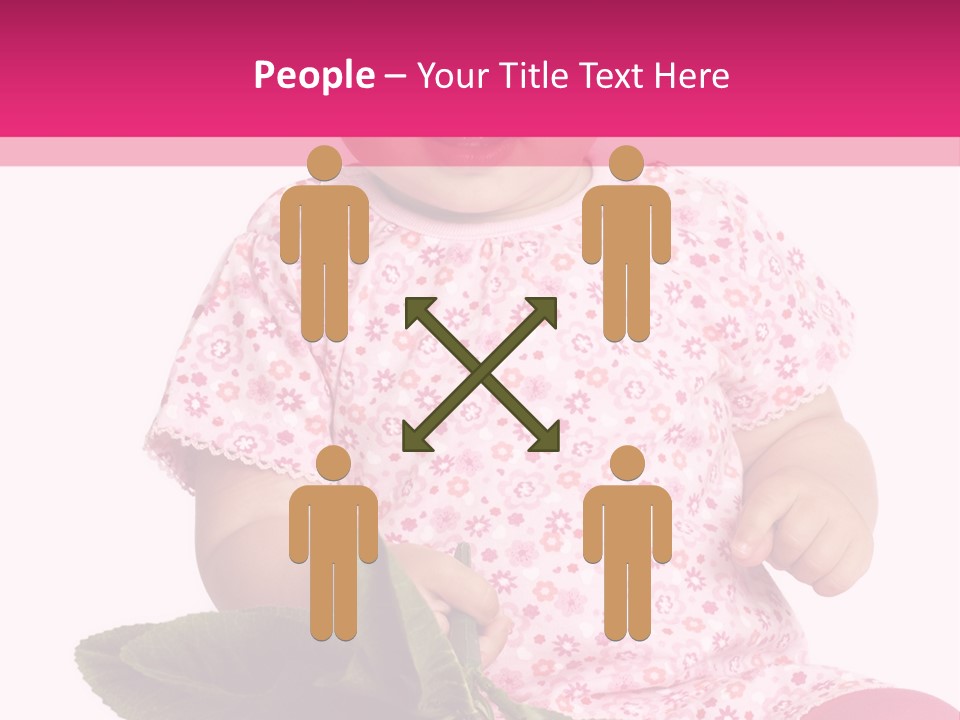 Pink Rosa Sonne PowerPoint Template