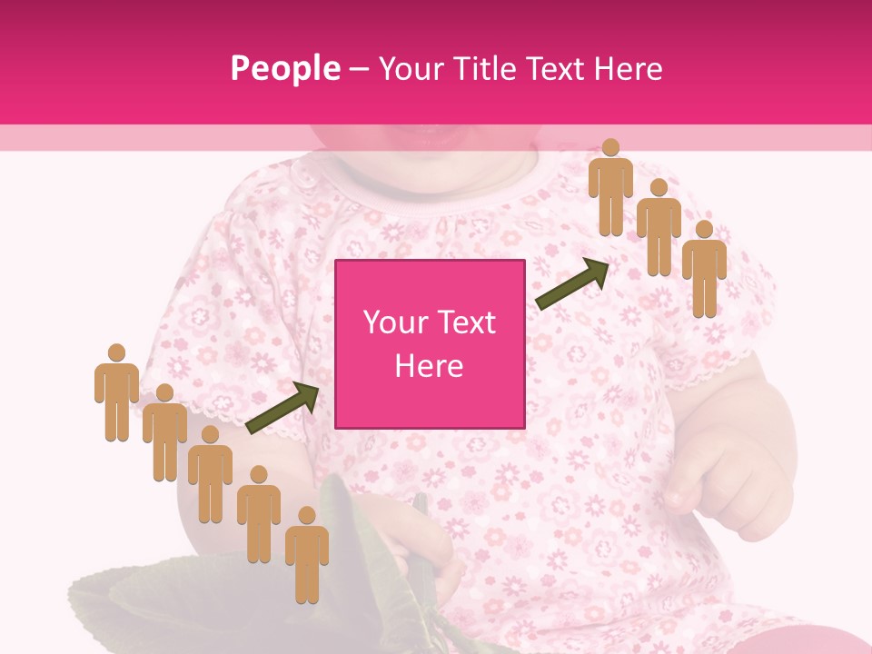 Pink Rosa Sonne PowerPoint Template